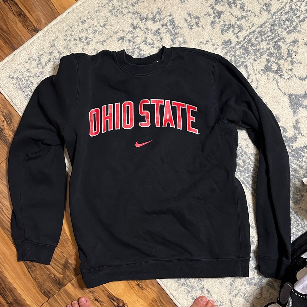 Nike Black Ohio State Crewneck Sweater